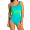 Bleu Rod Beattie Cool Breeze One Shoulder Mio One Piece Swimsuit B23785