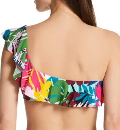 Bleu Rod Beattie On A Brighter Note Ruffle One Shoulder Swim Top BN22108 -Allure Wear Shop bleu rod beattie bleu01 bn22108 bs