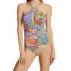 Bleu Rod Beattie Bohemian Paradise High Neck One Piece Swimsuit BP22787 -Allure Wear Shop bleu rod beattie bleu01 bp22787 gs