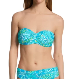 Bleu Rod Beattie Escape To The Beach Twist Front Bandeau Swim Top EB23129