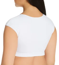 Bleu Rod Beattie Kore Tie Front Cap Sleeve Crop Swim Top K21199 -Allure Wear Shop bleu rod beattie bleu01 k21199 bs