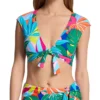 Bleu Rod Beattie Life Of The Party Tie Front Crop Swim Top LP23199 -Allure Wear Shop bleu rod beattie bleu01 lp23199 gs