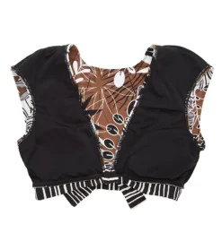 Bleu Rod Beattie Bold Moves Front Cap Sleeve Crop Swim Top M23199 -Allure Wear Shop bleu rod beattie bleu01 m23199 cs6