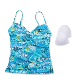 Bleu Rod Beattie Paradise Found Twist Tankini Swim Top PF22457 -Allure Wear Shop bleu rod beattie bleu01 pf22457 cs6