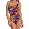 Bleu Rod Beattie Night Safari One Shoulder Mio One Piece Swimsuit S23785 -Allure Wear Shop bleu rod beattie bleu01 s23785 gs