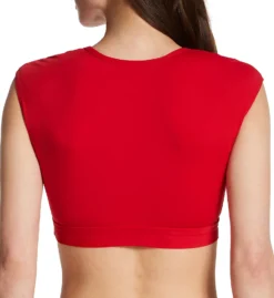 Bleu Rod Beattie Behind The Seams Cap Sleeve Crop Swim Top SM22691 -Allure Wear Shop bleu rod beattie bleu01 sm22691 bs