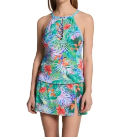 Bleu Rod Beattie Tropical Flight High Neck Tankini Swim Top TF23271 -Allure Wear Shop bleu rod beattie bleu01 tf23271 cs1
