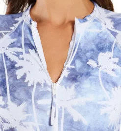 Body Glove Denim City Long Sleeve One Piece Swimsuit 555764 -Allure Wear Shop body glove bg01 555764 cs1