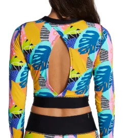 Body Glove Curacao Serena Crop Rashguard Swim Top 603743 -Allure Wear Shop body glove bg01 603743 bs