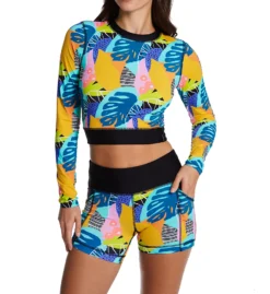 Body Glove Curacao Serena Crop Rashguard Swim Top 603743 -Allure Wear Shop body glove bg01 603743 cs1