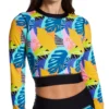 Body Glove Curacao Serena Crop Rashguard Swim Top 603743 -Allure Wear Shop body glove bg01 603743 gs