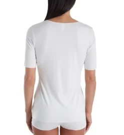 Calida Natural Luxe Short Sleeve T-Shirt 14390 -Allure Wear Shop calida cali01 14390 bs