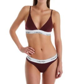 Calvin Klein Modern Cotton Unlined Triangle Bra QF1061 -Allure Wear Shop calvin klein cal001 qf1061 cs2