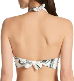 Carmen Marc Valvo Castello Scroll Ring Halter Bikini Swim Top C2G097 -Allure Wear Shop carmen marc valvo cmv01 c2g097 bs