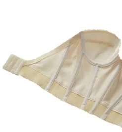 Carnival Satin Low Plunge Longline Bustier Bra 203 -Allure Wear Shop carnival carn01 203 cs1