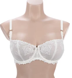 Chantelle Champs Elysees Lace Unlined Demi Bra 2605 -Allure Wear Shop chantelle cha001 2605 fs