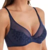 Chantelle Wagram Lace Unlined Plunge Bra 2991 -Allure Wear Shop chantelle cha001 2991 gs