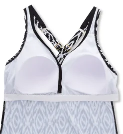 Christina Dynamic Nature Tankini Crossback Swim Top DN5080 -Allure Wear Shop christina chrs01 dn5080 cs2