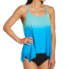 Coco Reef Sunset Fade Current Mesh Layer Tankini Swim Top U66035