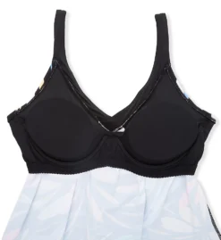 Coco Reef Retro Swirl V-Neck Bra Sized Tankini Swim Top U69382 -Allure Wear Shop coco reef coco01 u69382 cs5