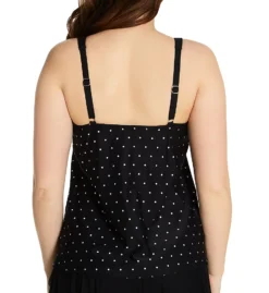 Coco Reef Metallic Dot Core V-Neck Tankini Swim Top U70382 -Allure Wear Shop coco reef coco01 u70382 bs