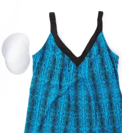 Coco Reef Python Core V-Neck Bra Sized Tankini Swim Top U82382 -Allure Wear Shop coco reef coco01 u82382 cs4