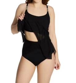 Coco Reef Classic Solids Current Mesh Layer Tankini Swim Top U95433 -Allure Wear Shop coco reef coco01 u95433 cs1