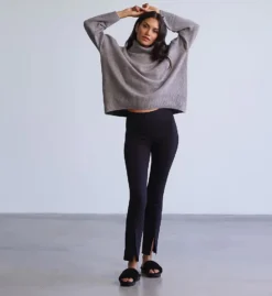 Commando Neoprene Split Front Pant NEO205 -Allure Wear Shop commando helo01 neo205 cs1