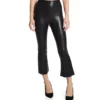 Commando Faux Leather Flare Cropped Pants SLG33 -Allure Wear Shop commando helo01 slg33 gs
