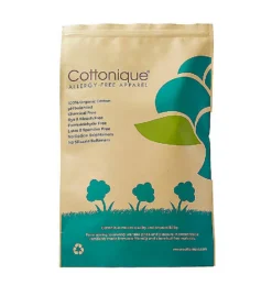 Cottonique Latex Free Organic Cotton Cap Sleeve T-Shirt W12210 -Allure Wear Shop cottonique cot01 w12210 cs1