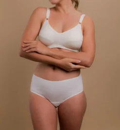 Cottonique Latex Free Organic Cotton Slimfit Pullover Bra W12215 -Allure Wear Shop cottonique cot01 w12215 cs3