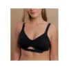 Cottonique Latex Free Organic Cotton Slim Fit Drawstring Bra W12216 -Allure Wear Shop cottonique cot01 w12216 gs