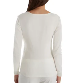 Cottonique Latex Free Organic Cotton Long Sleeve Ribbed Tee W12272 -Allure Wear Shop cottonique cot01 w12272 bs
