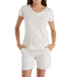 Cottonique Latex Free Organic Cotton Athletic V-Neck Shirt W12292 -Allure Wear Shop cottonique cot01 w12292 cs2