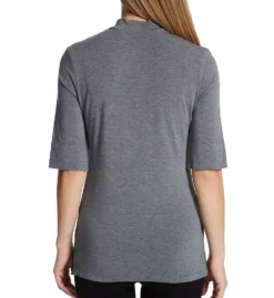 Cuddl Duds Softwear With Stretch Elbow Sleeve Mock Neck Top 3526116 -Allure Wear Shop cuddl duds cudd01 3526116 bs