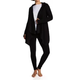 Cuddl Duds Fleecewear With Stretch Long Sleeve Hooded Wrap Up 8019665 -Allure Wear Shop cuddl duds cudd01 8019665 cs2