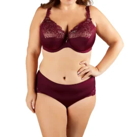 Curvy Couture Tulip Lace Push Up Balconette Bra 1017 -Allure Wear Shop curvy couture cuco01 1017 cs2