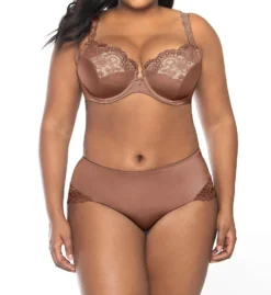 Curvy Couture Tulip Lace Push Up Balconette Bra 1017 -Allure Wear Shop curvy couture cuco01 1017 cs5