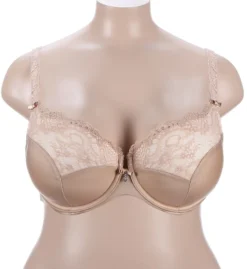 Curvy Couture Tulip Lace Push Up Balconette Bra 1017 -Allure Wear Shop curvy couture cuco01 1017 fs
