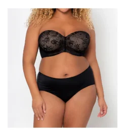 Curvy Couture Strapless Sensation 7-Way Uplift Bra 1211 -Allure Wear Shop curvy couture cuco01 1211 cs2