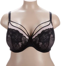 Curvy Couture Tulip Strappy Lace Push Up Bra 1267 -Allure Wear Shop curvy couture cuco01 1267 fs