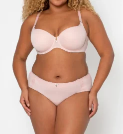 Curvy Couture Tulip Sheer Smooth T-Shirt Push Up Bra 1274 -Allure Wear Shop curvy couture cuco01 1274 cs3