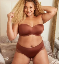 Curvy Couture Smooth Strapless Multi-Way Uplift Bra 1290 -Allure Wear Shop curvy couture cuco01 1290 cs2