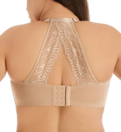 Curvy Couture Tulip Front Close Push Up T-Shirt Underwire Bra 1327 -Allure Wear Shop curvy couture cuco01 1327 bs