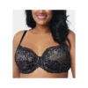 Curvy Couture Beautiful Bliss Lace Unlined Underwire Bra 1341 -Allure Wear Shop curvy couture cuco01 1341 gs