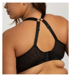 Curvy Couture Sheer Mesh Bralette 1355 -Allure Wear Shop curvy couture cuco01 1355 cs1