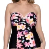 Curvy Kate Tropicana Bandeau Underwire Tankini Swim Top CS1140