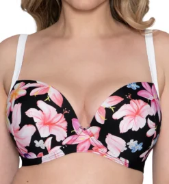 Curvy Kate Tropicana Molded Plunge Bikini Swim Top CS1303