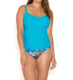Curvy Kate Hibiscus Tankini Swim Top CS1440 -Allure Wear Shop curvy kate cuka01 cs1440 cs3