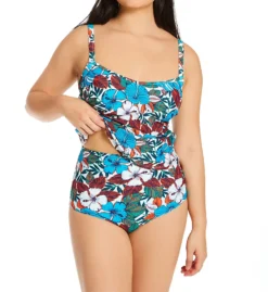 Curvy Kate Hibiscus Tankini Swim Top CS1440 -Allure Wear Shop curvy kate cuka01 cs1440 cs5